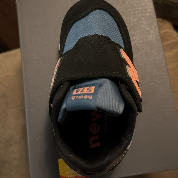 New Balance Kids Sneakers - Black, Blue, and Pink - Picture 5 of 9